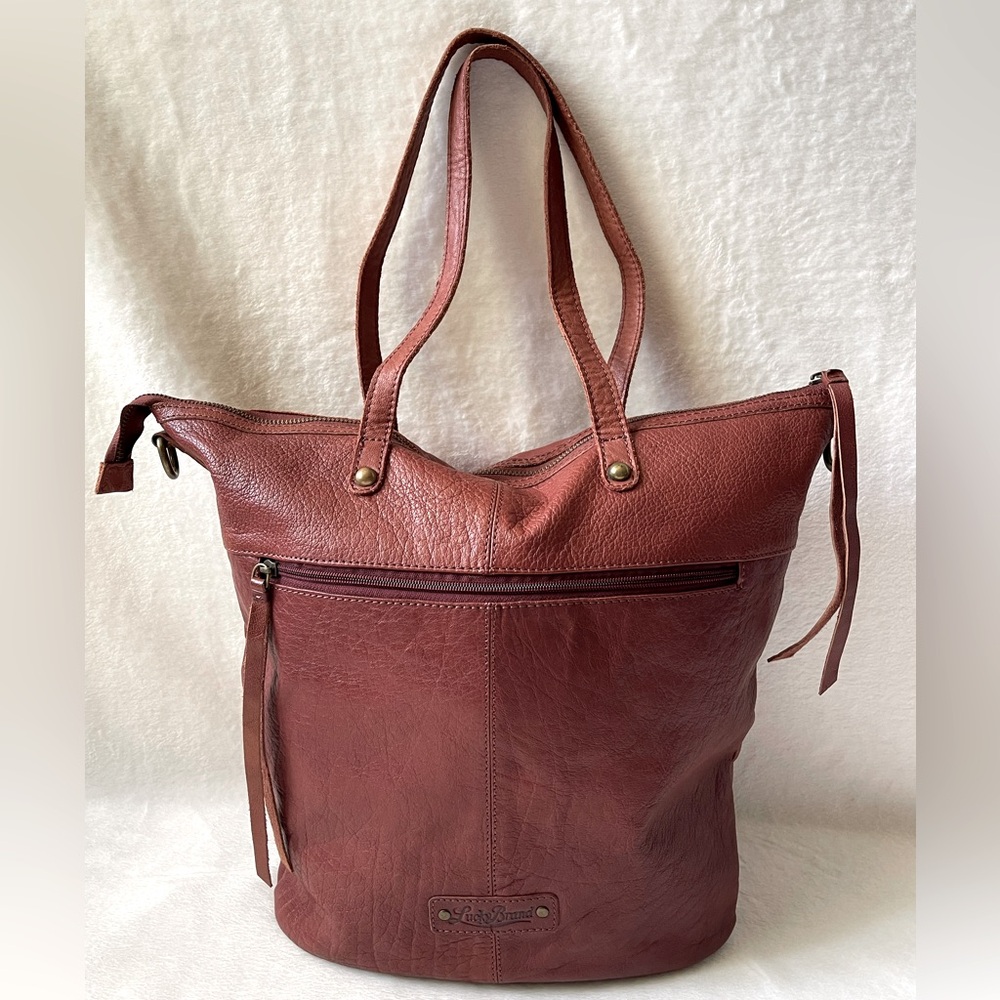 Lucky Brand Red Leather Bag